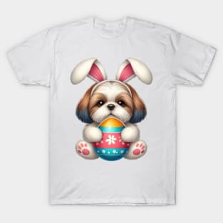 Easter Shih Tzu Dog T-Shirt